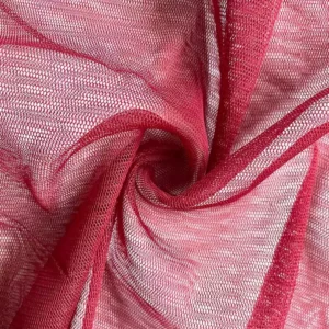 Tul compacto granate/rosa oscuro