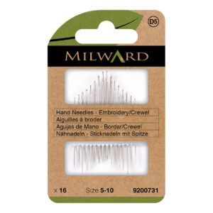 Agujas bordar-crewel n°3/9  MILWARD