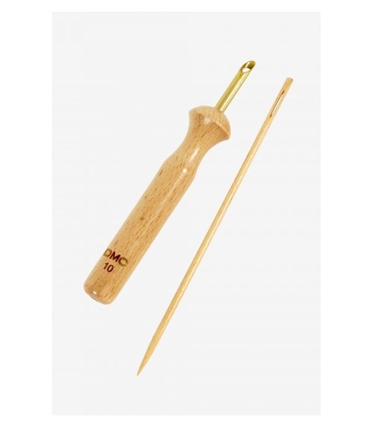 Aguja punch needle de talla 10 DMC